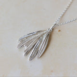 Silver Rosemary Sprig Necklace