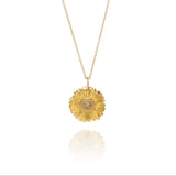 Gold Daisy Necklace