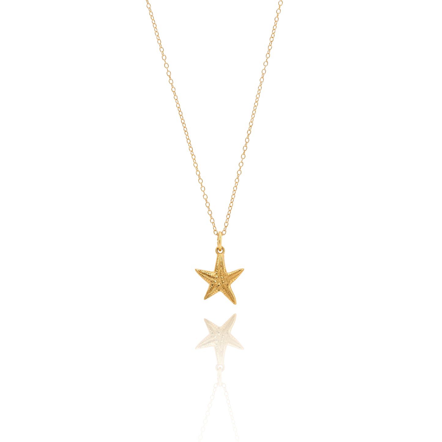 Gold Starfish Necklace