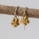 Gold Baby Forget Me Not Earrings & Necklace Set