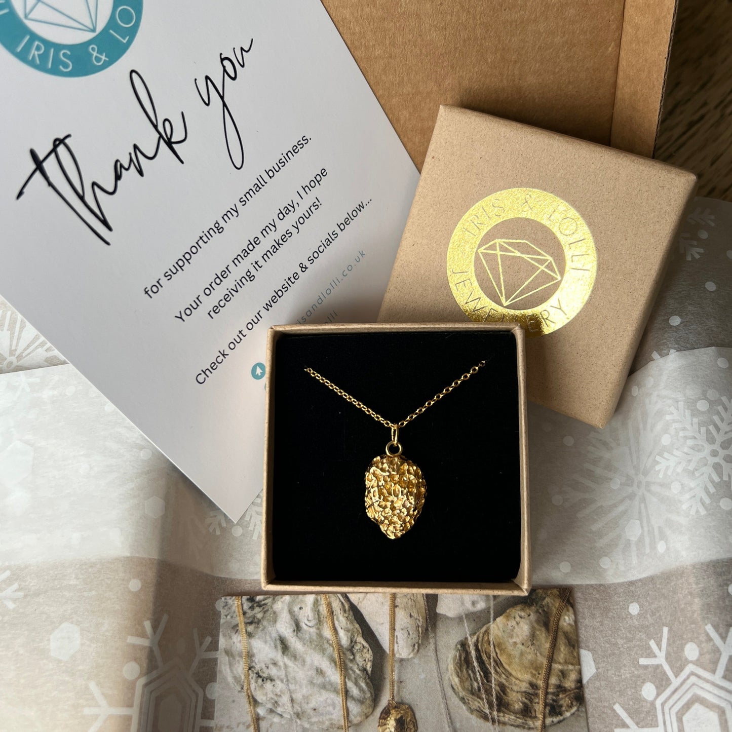 Gold Lava Necklace