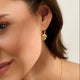 Gold Four Leaf Clover Earrings