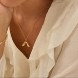 Gold Baby Sycamore Necklace