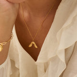 Gold Baby Sycamore Necklace