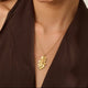 Gold Oak Leaf Necklace