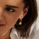 Gold Cockle Shell Earrings