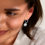 Silver Cockle Shell Earrings