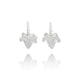 Silver Ivy Leaf Earrings