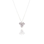 Handmade silver dainty ivy leaf necklace - Iris & Lolli