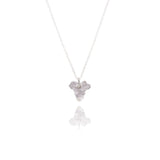 Handmade silver dainty ivy leaf necklace - Iris & Lolli