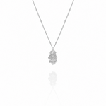 Silver Baby Oak Leaf Necklace – handcrafted nature-inspired jewellery (2)