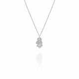Silver Baby Oak Leaf Necklace