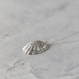 Handmade Silver Limpet Statement Shell Necklace - Iris & Lolli