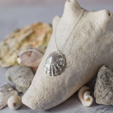 Handmade Silver Limpet Statement Shell Necklace - Iris & Lolli