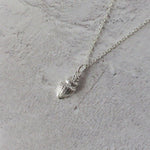 Handmade Silver Dainty Shell Necklace - Iris & Lolli
