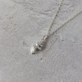 Handmade Silver Dainty Shell Necklace - Iris & Lolli